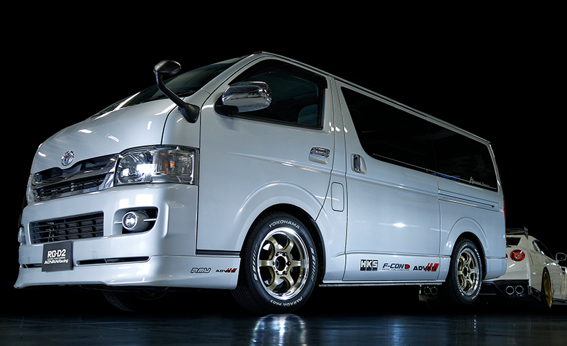 YOKOHAMA WHEEL | New Item | ADVAN Racing RG-D2 for HIACE（アドバン ...