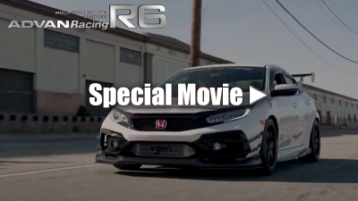CIVIC Type-R with ADVAN Racing R6