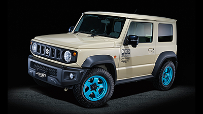 Jimny tuned by HKS  Racing Turquoise Blue